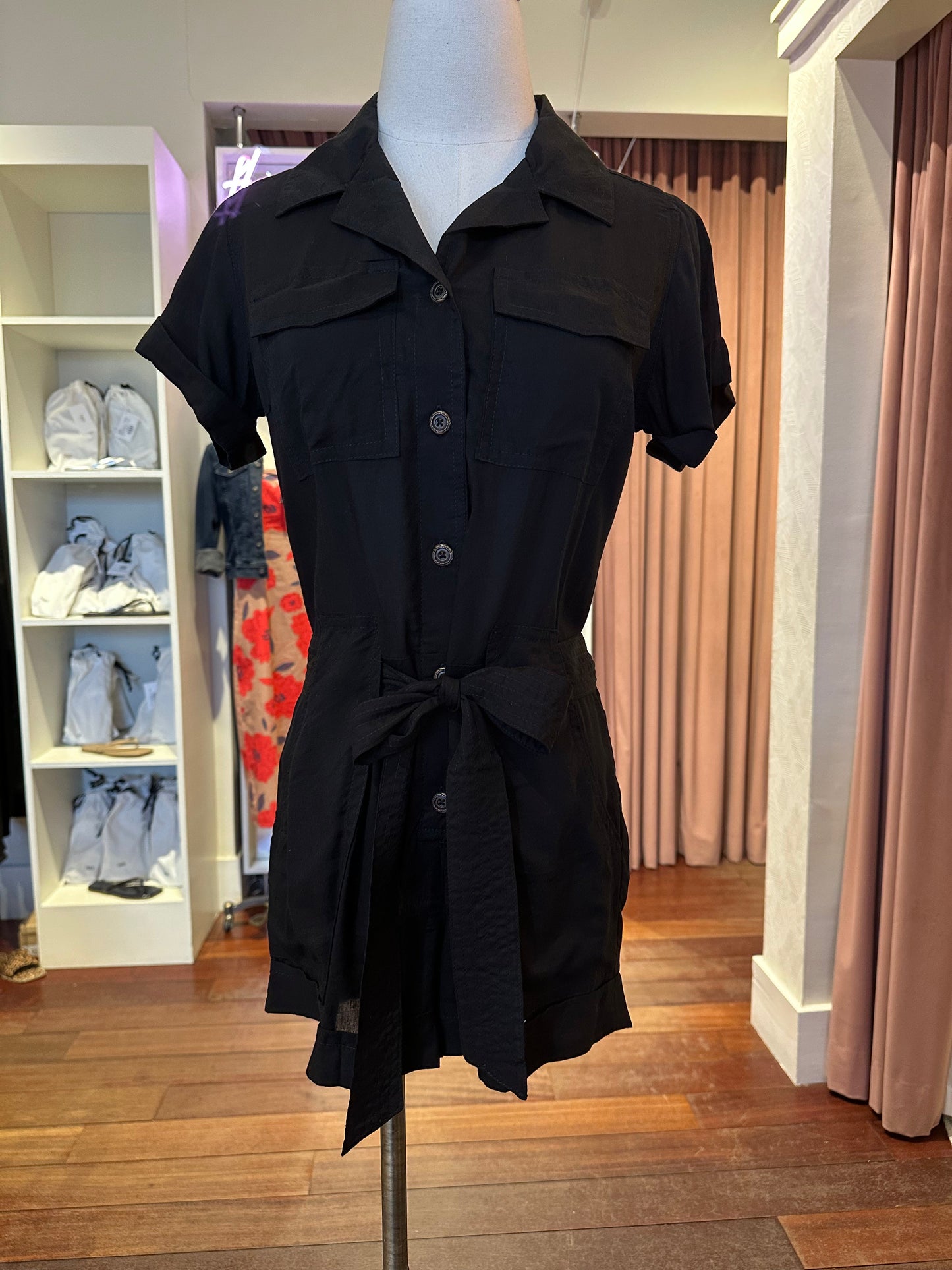 Zuri Romper - Black
