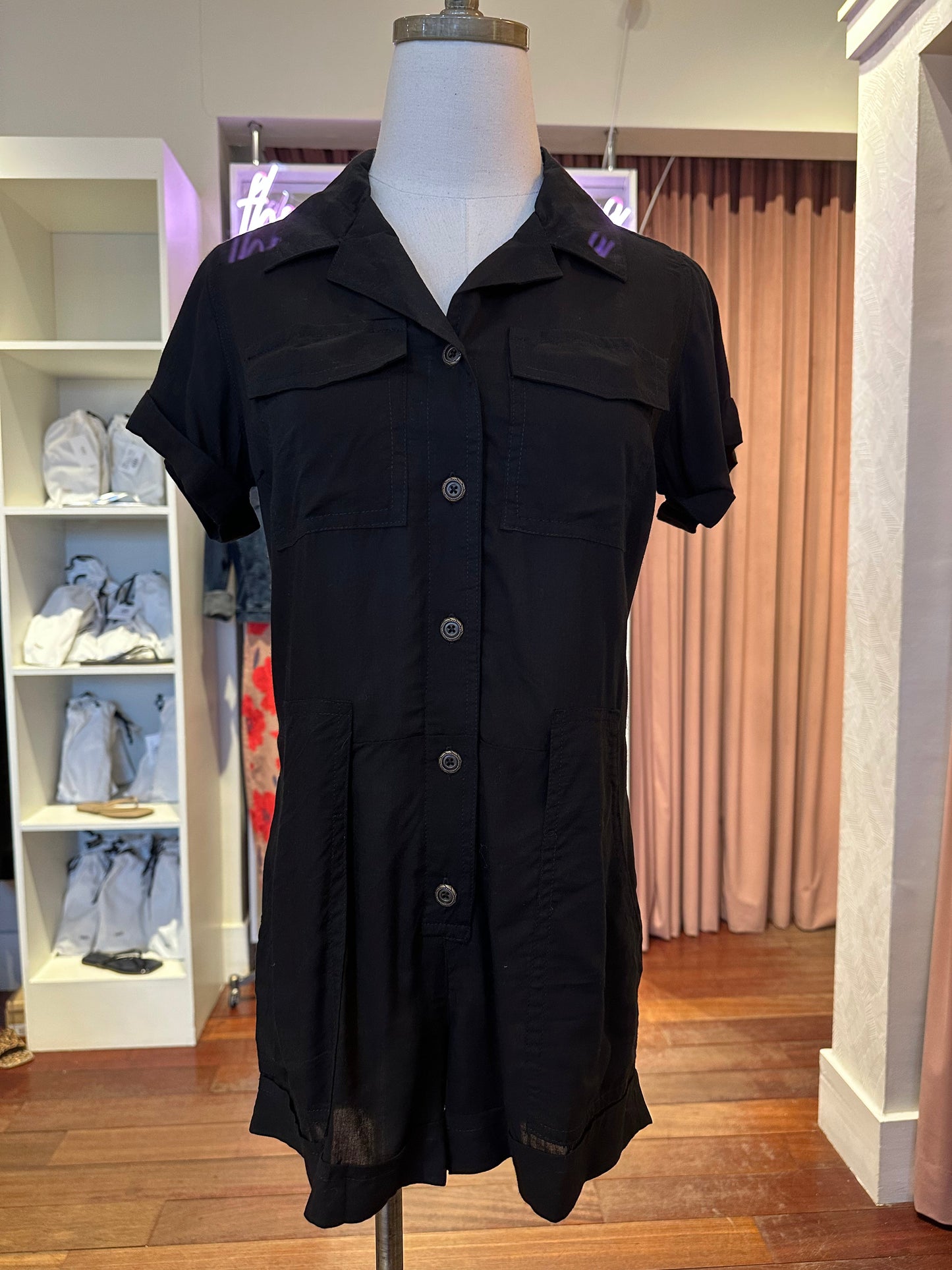 Zuri Romper - Black