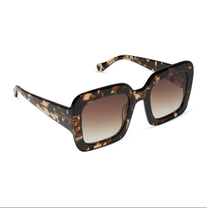 Charise Sunglasses - Espresso Tortoise + Brown Gradient
